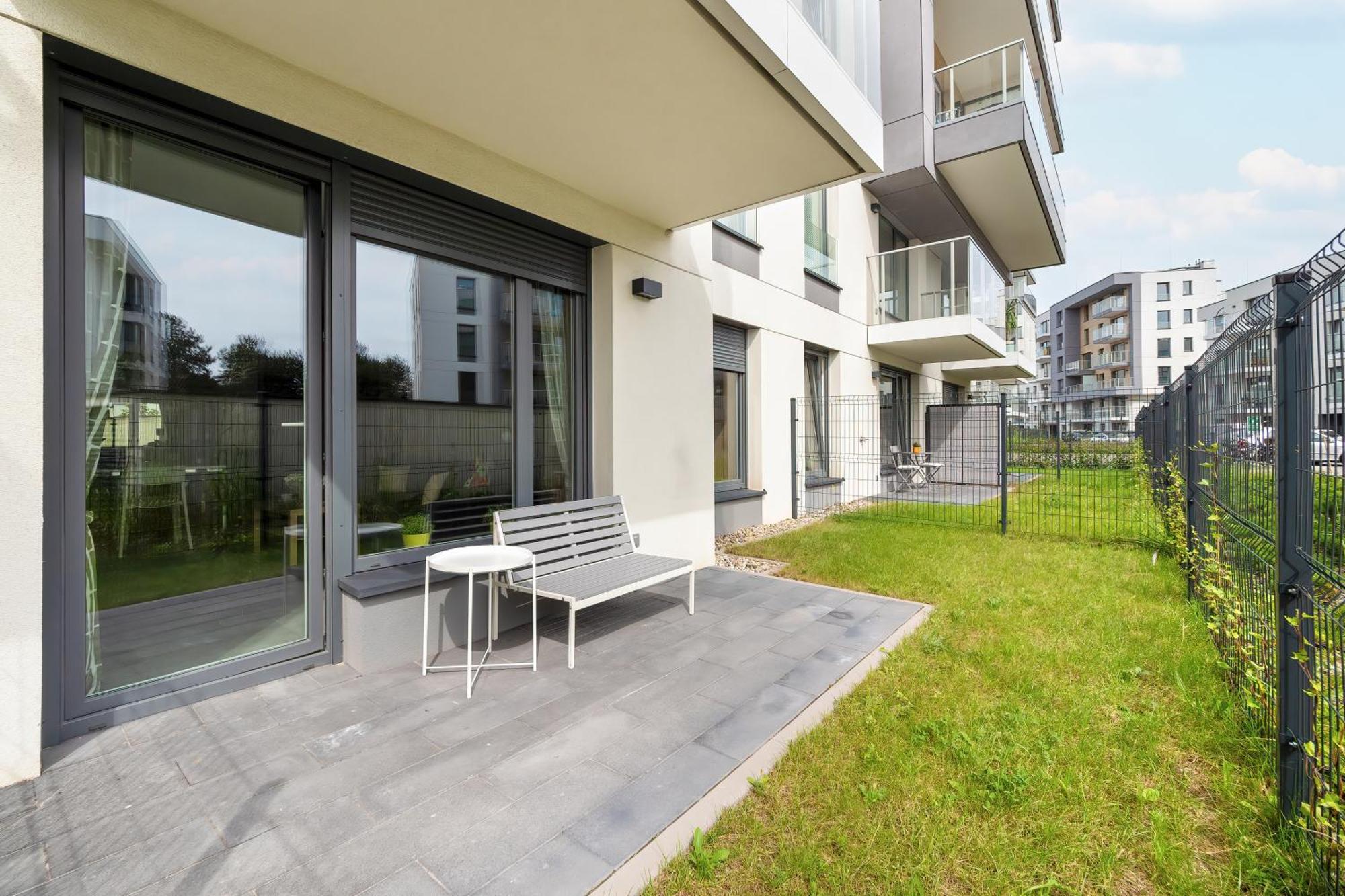גדנסק Sea And Stadium Apartments In Good Design With Parking & Garden By Rent Like Home מראה חיצוני תמונה
