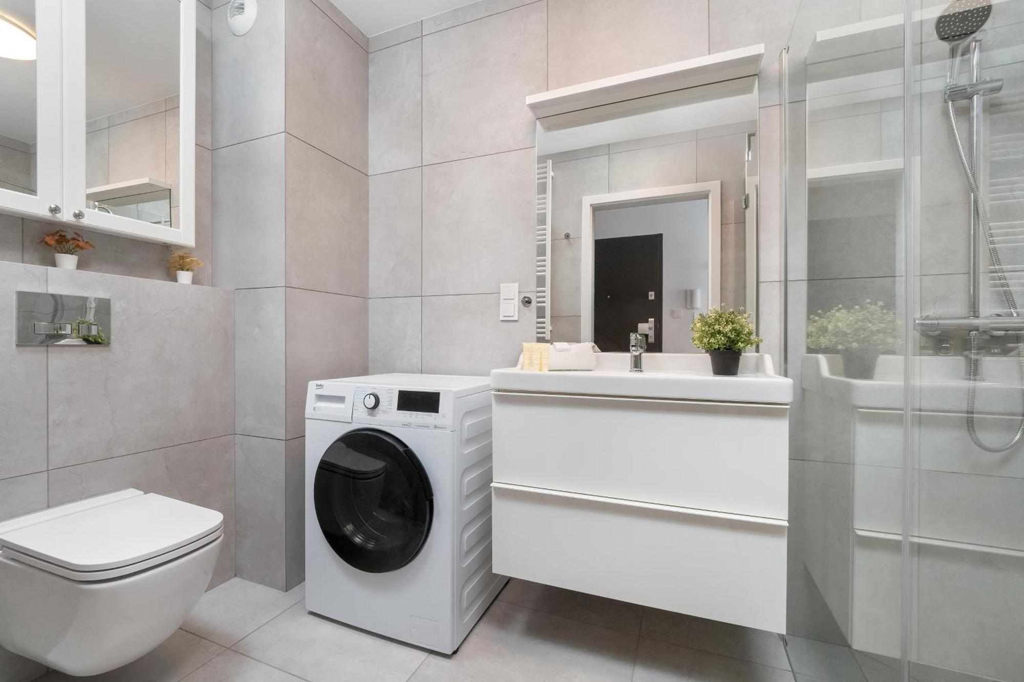 גדנסק Sea And Stadium Apartments In Good Design With Parking & Garden By Rent Like Home מראה חיצוני תמונה