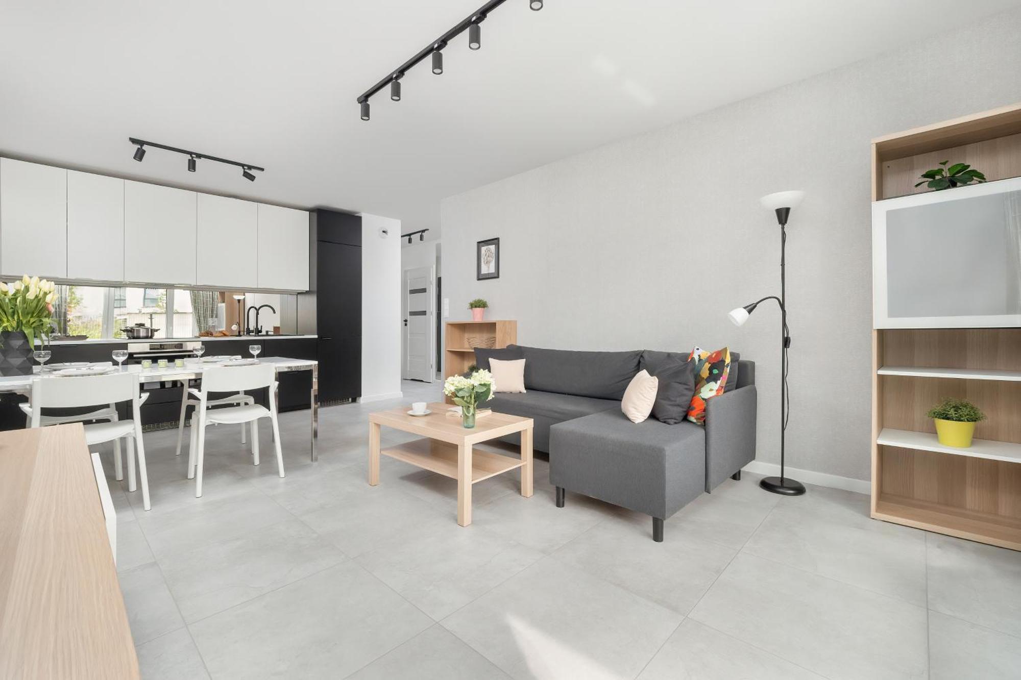 גדנסק Sea And Stadium Apartments In Good Design With Parking & Garden By Rent Like Home מראה חיצוני תמונה